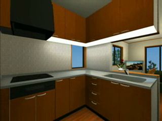住宅デザイン　キッチン